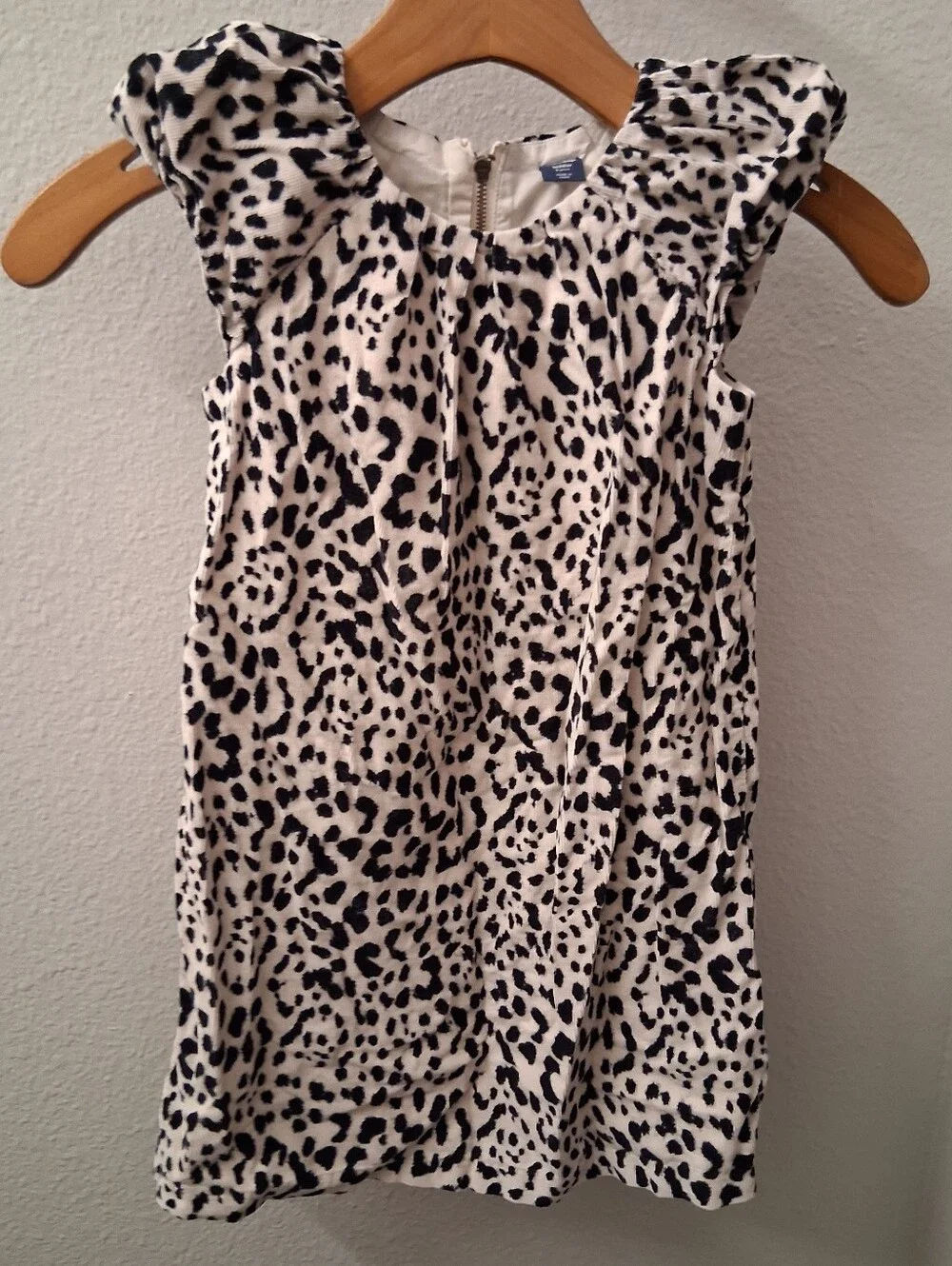 Baby Gap Curduroy Animal Print Top Dress 5 Years